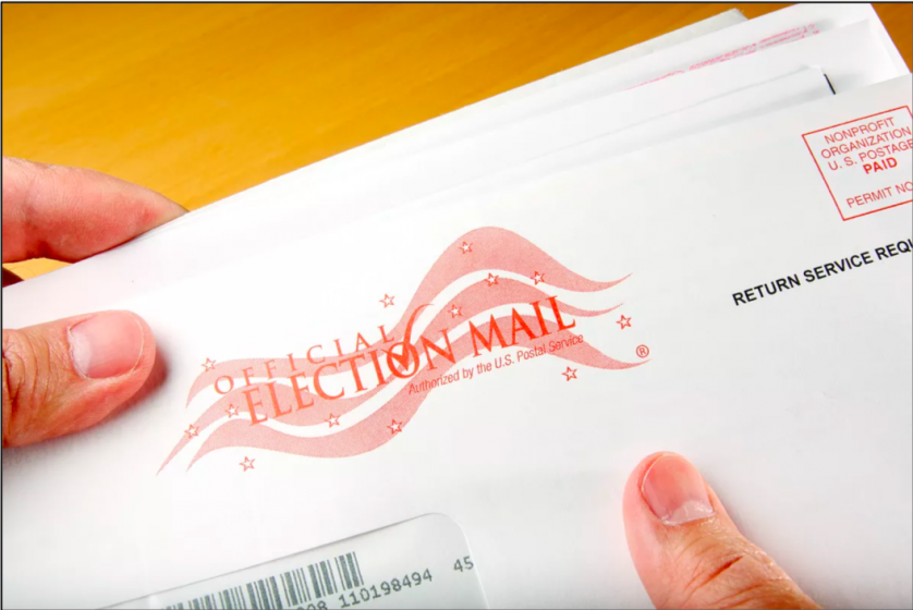 Vote-By-Mail envelope