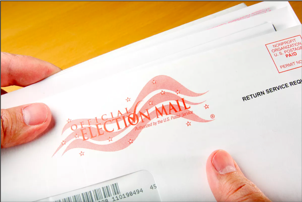 Vote-By-Mail envelope