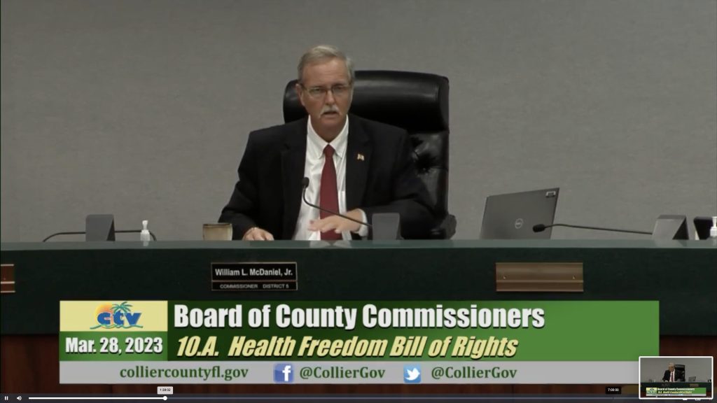 Bill McDaniel Health Freedom Bill of Rights