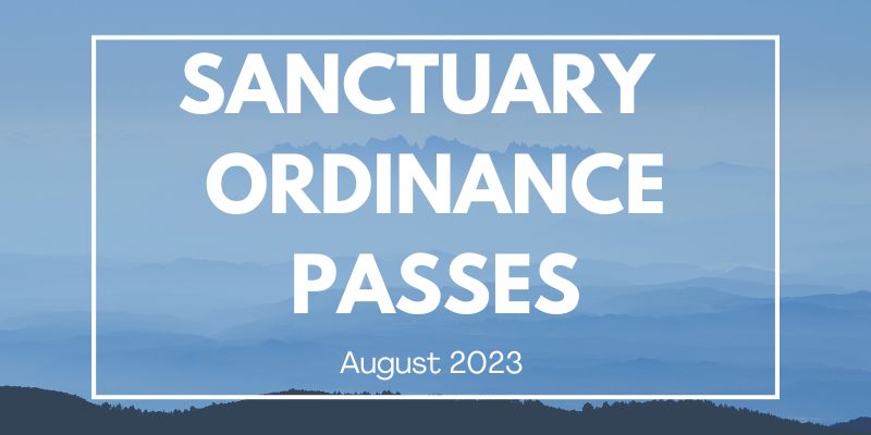 Collier County Sanctuary County Ordinance Passes