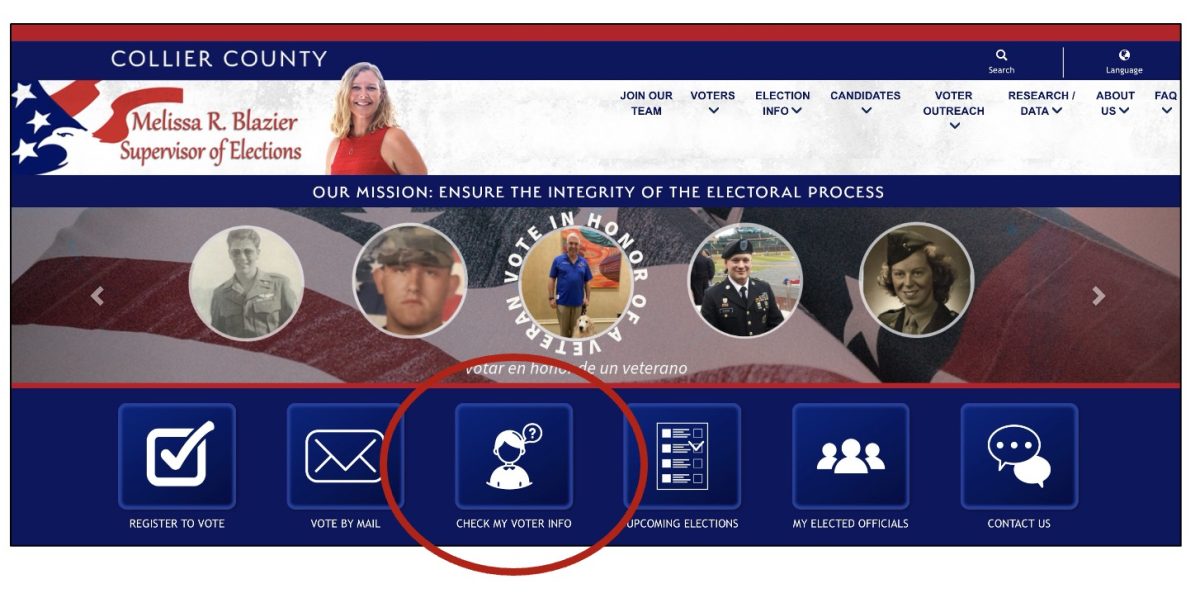 Collier County elections check your voter information