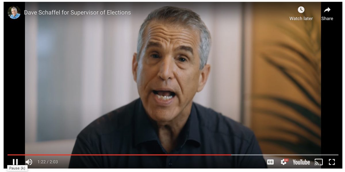 Dave Schaffel Collier Supervisor of Elections Candidate 2024