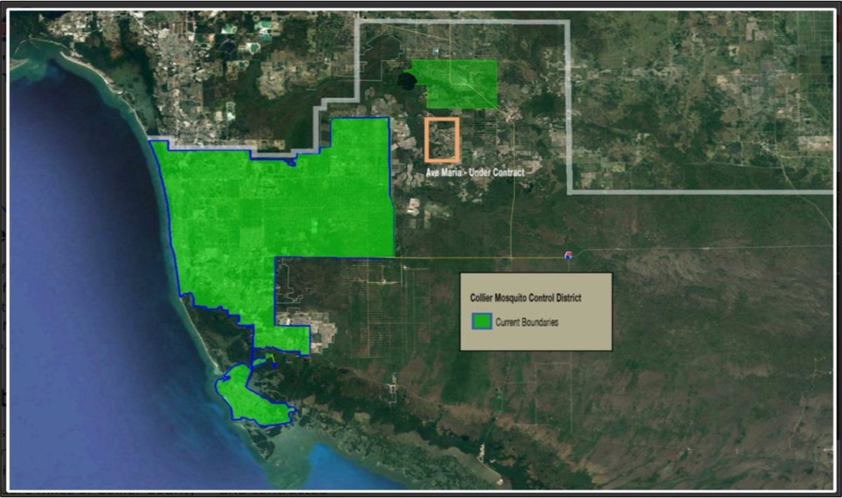 Collier Mosquito Control District Map 2024