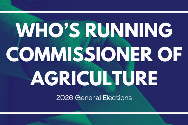 Who's running for Commissioner of Agriculture – 2026 General Elections