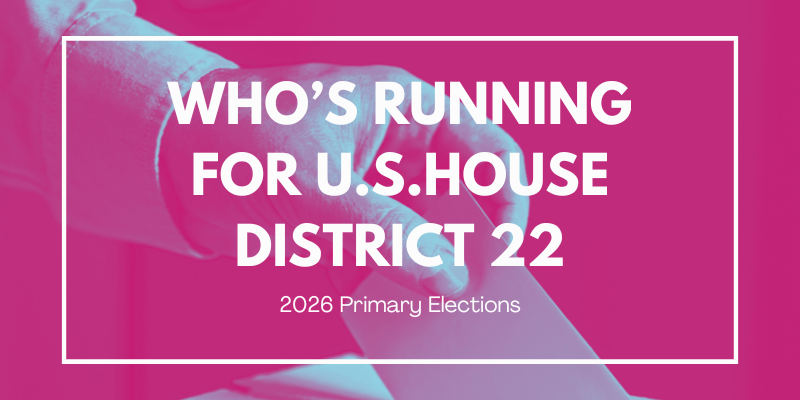 Who's running for Congressional District 22 – 2026 Primary Elections