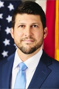 Headshot of James Uthmeier, candidate for Attorney General