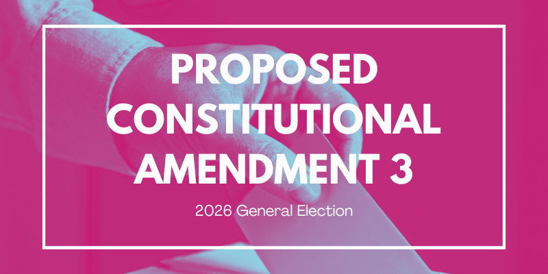 Proposed Constitutional Amendment 3 2026 General Election