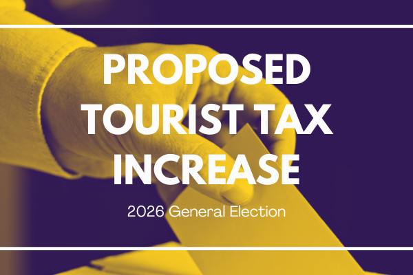 Proposed Tourist Tax Increase 2026